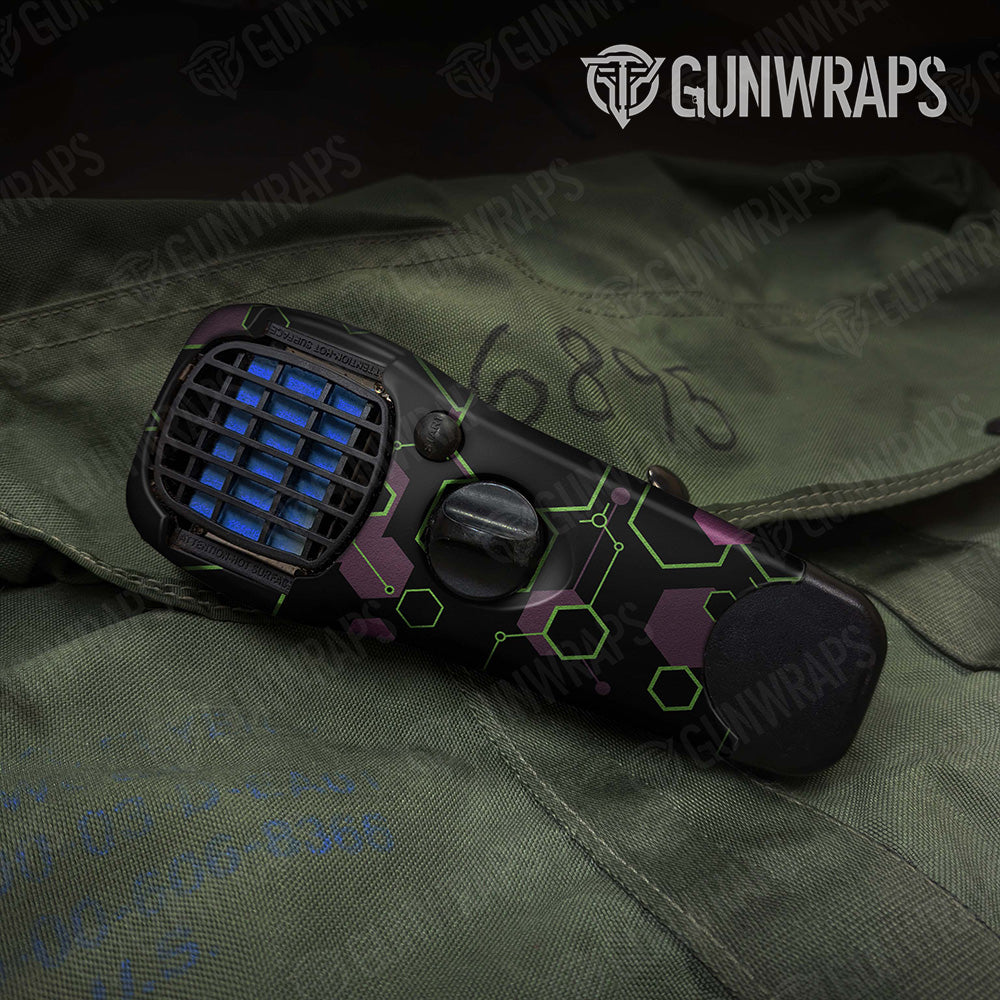 Hex DNA Neon Night Thermacell Gear Skin Vinyl Wrap