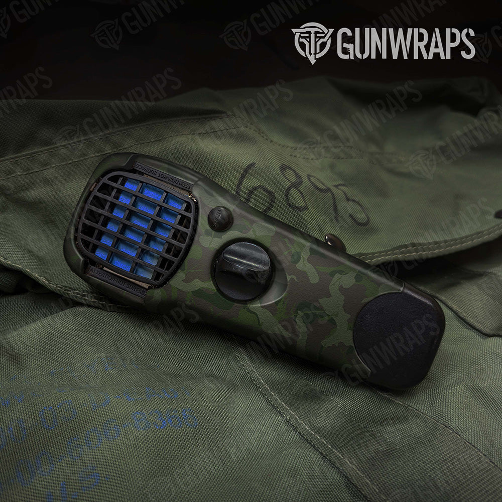 Ragged Army Dark Green Camo Thermacell Gear Skin Vinyl Wrap