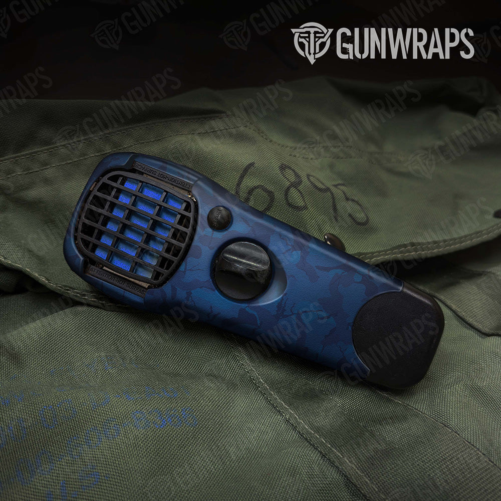 Ragged Elite Blue Camo Thermacell Gear Skin Vinyl Wrap
