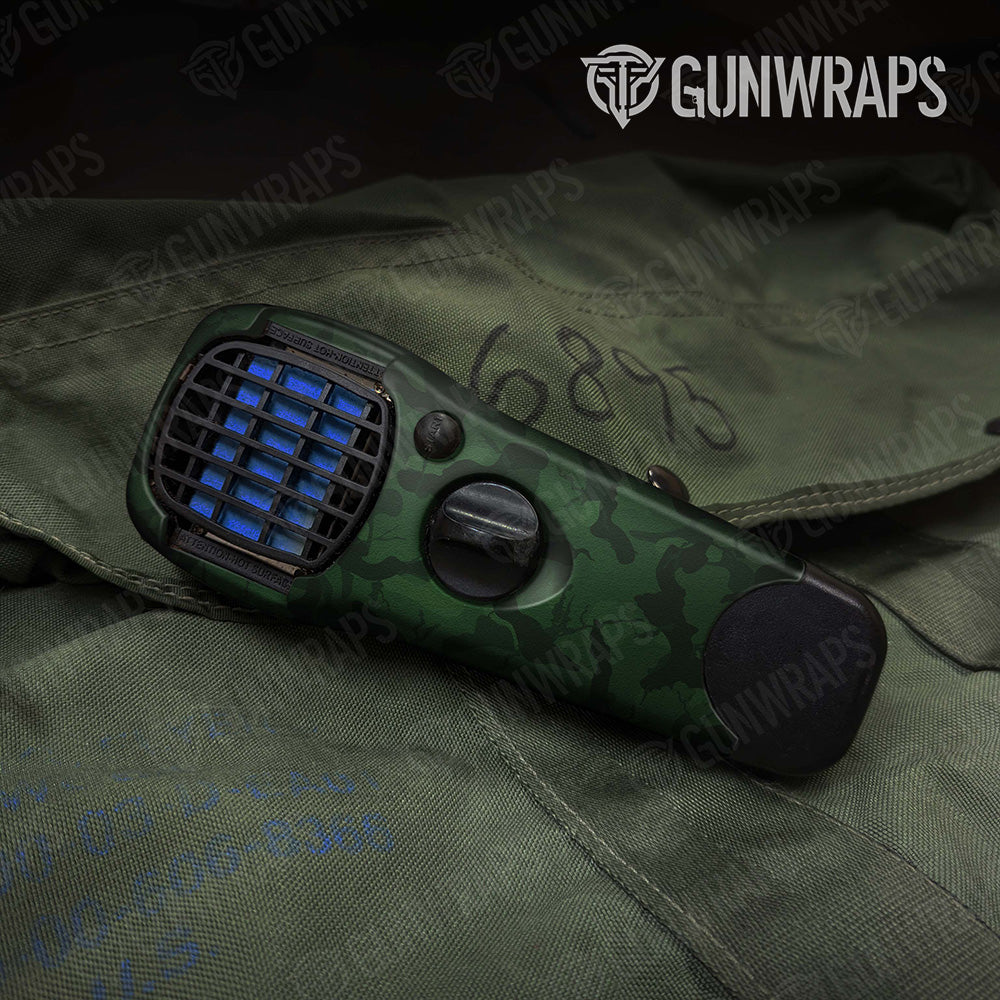 Ragged Elite Green Camo Thermacell Gear Skin Vinyl Wrap