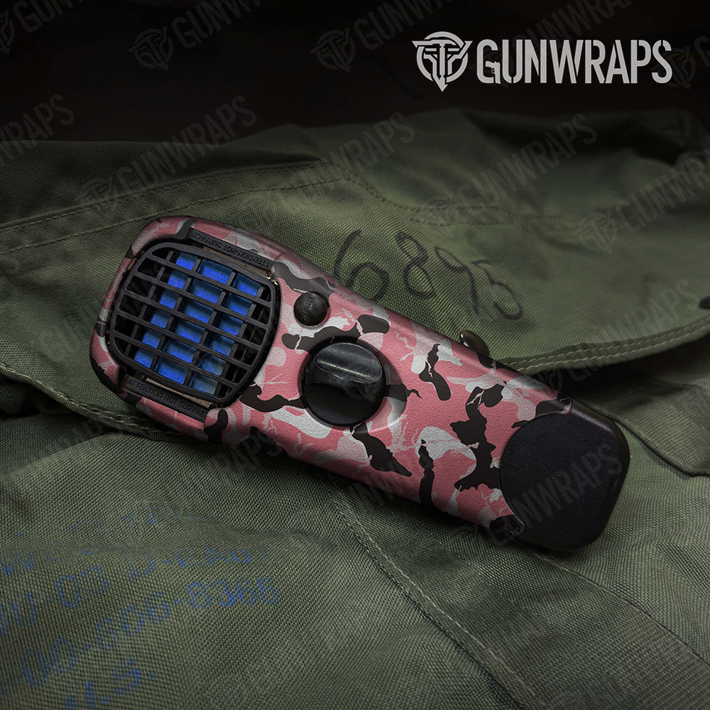 Ragged Pink Camo Thermacell Gear Skin Vinyl Wrap
