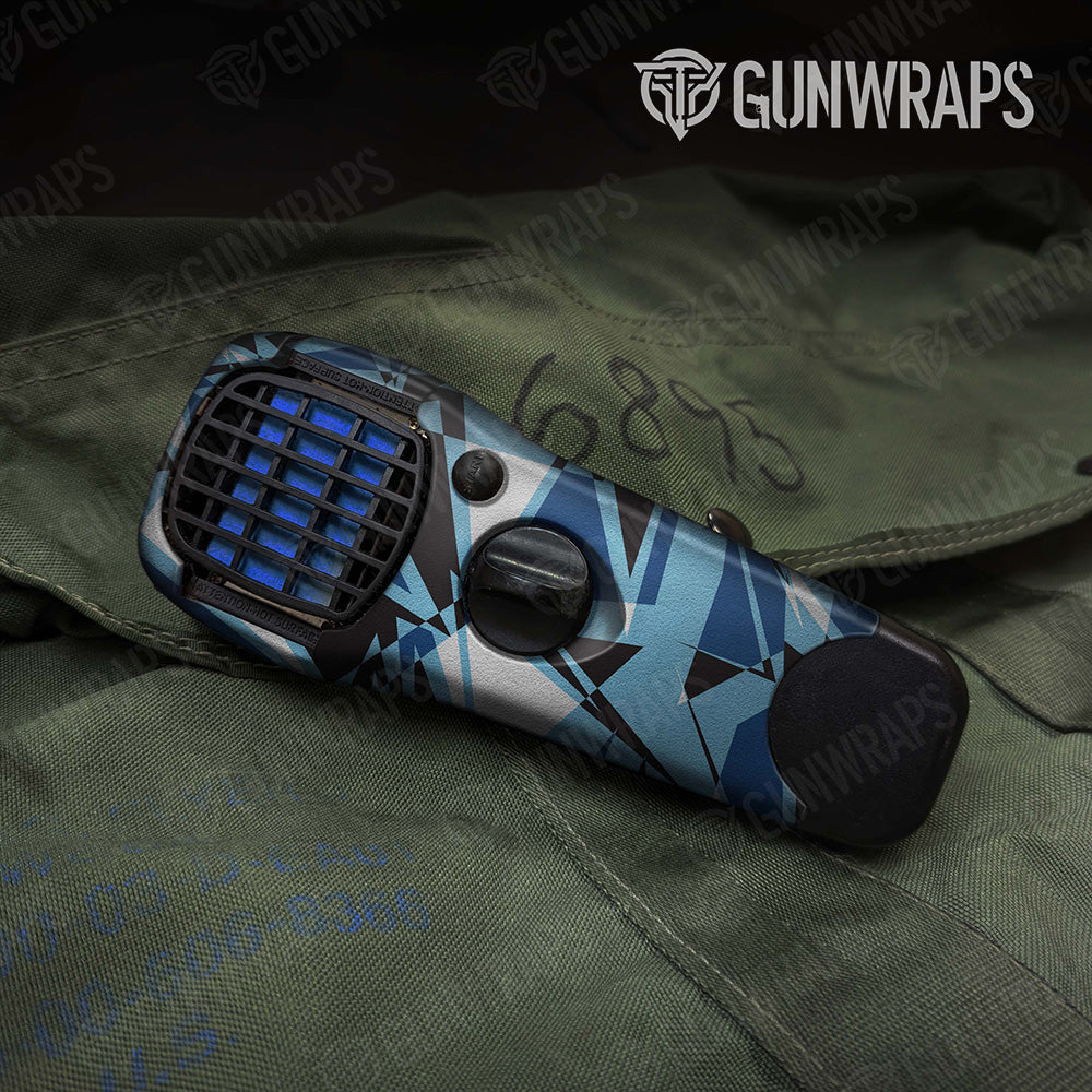 Sharp Baby Blue Camo Thermacell Gear Skin Vinyl Wrap
