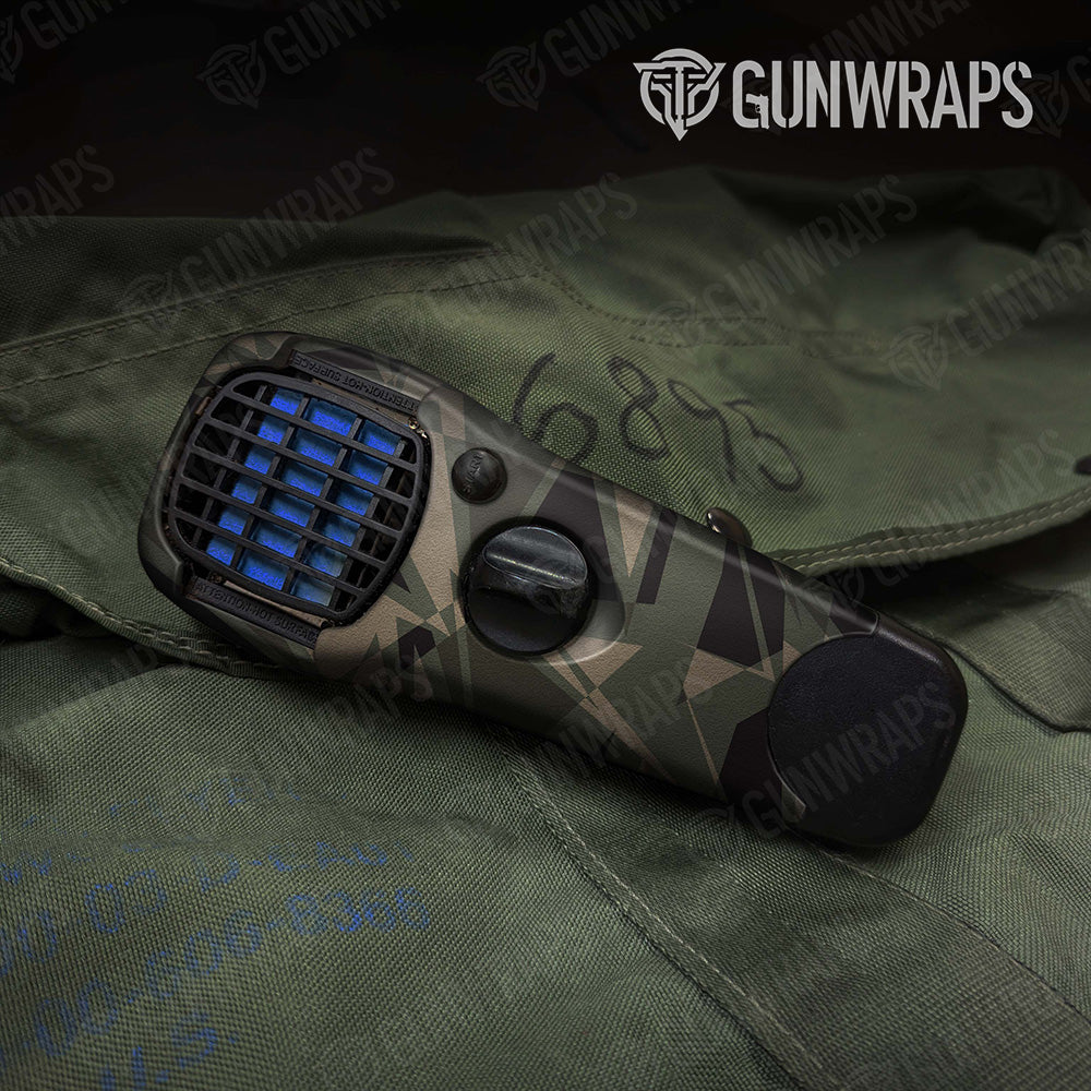 Sharp Militant Green Camo Thermacell Gear Skin Vinyl Wrap