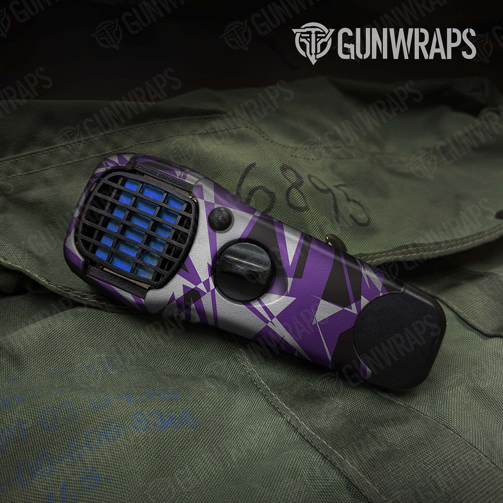 Sharp Purple Tiger Camo Thermacell Gear Skin Vinyl Wrap