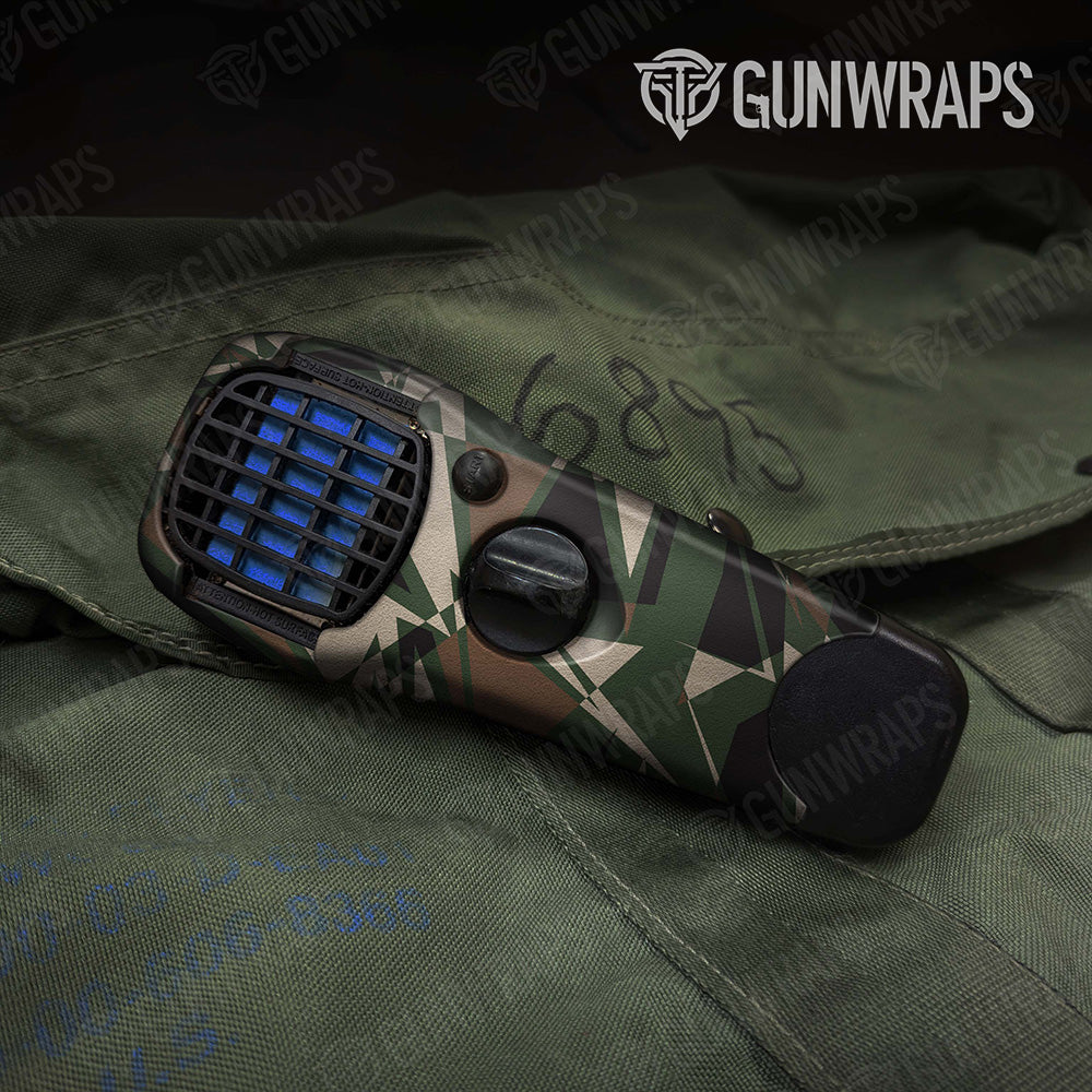Sharp Woodland Camo Thermacell Gear Skin Vinyl Wrap