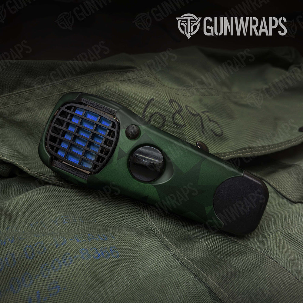 Shattered Elite Green Camo Thermacell Gear Skin Vinyl Wrap