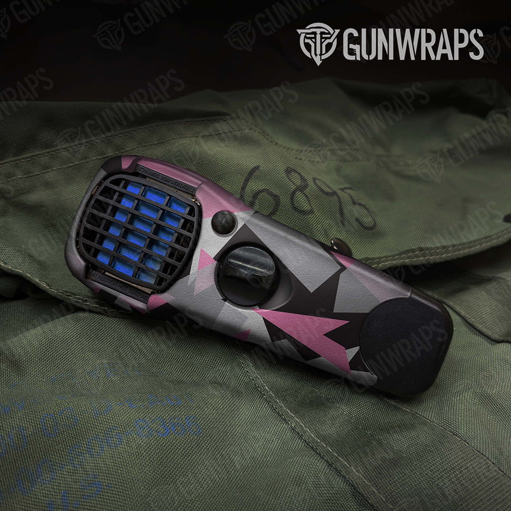 Shattered Pink Tiger Camo Thermacell Gear Skin Vinyl Wrap