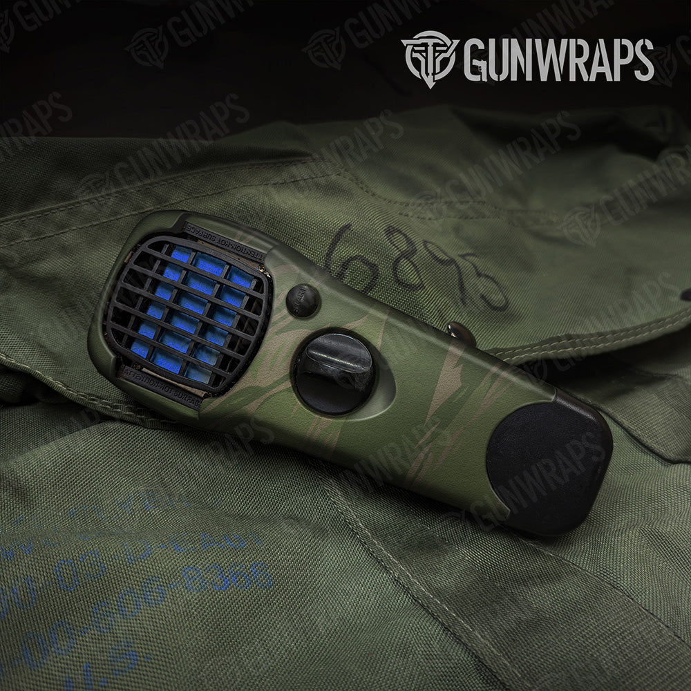 Shredded Army Green Camo Thermacell Gear Skin Vinyl Wrap