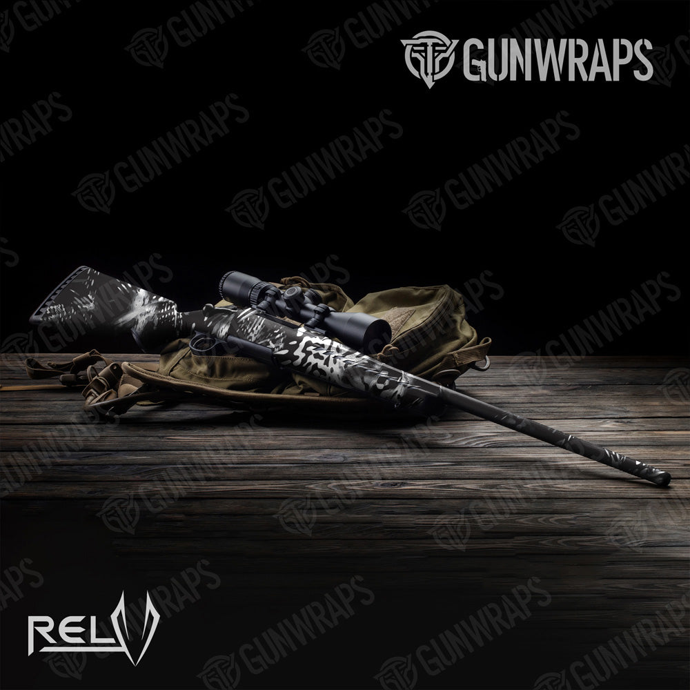 Rifle RELV X3 Medusa Camo Gun Skin Vinyl Wrap Film