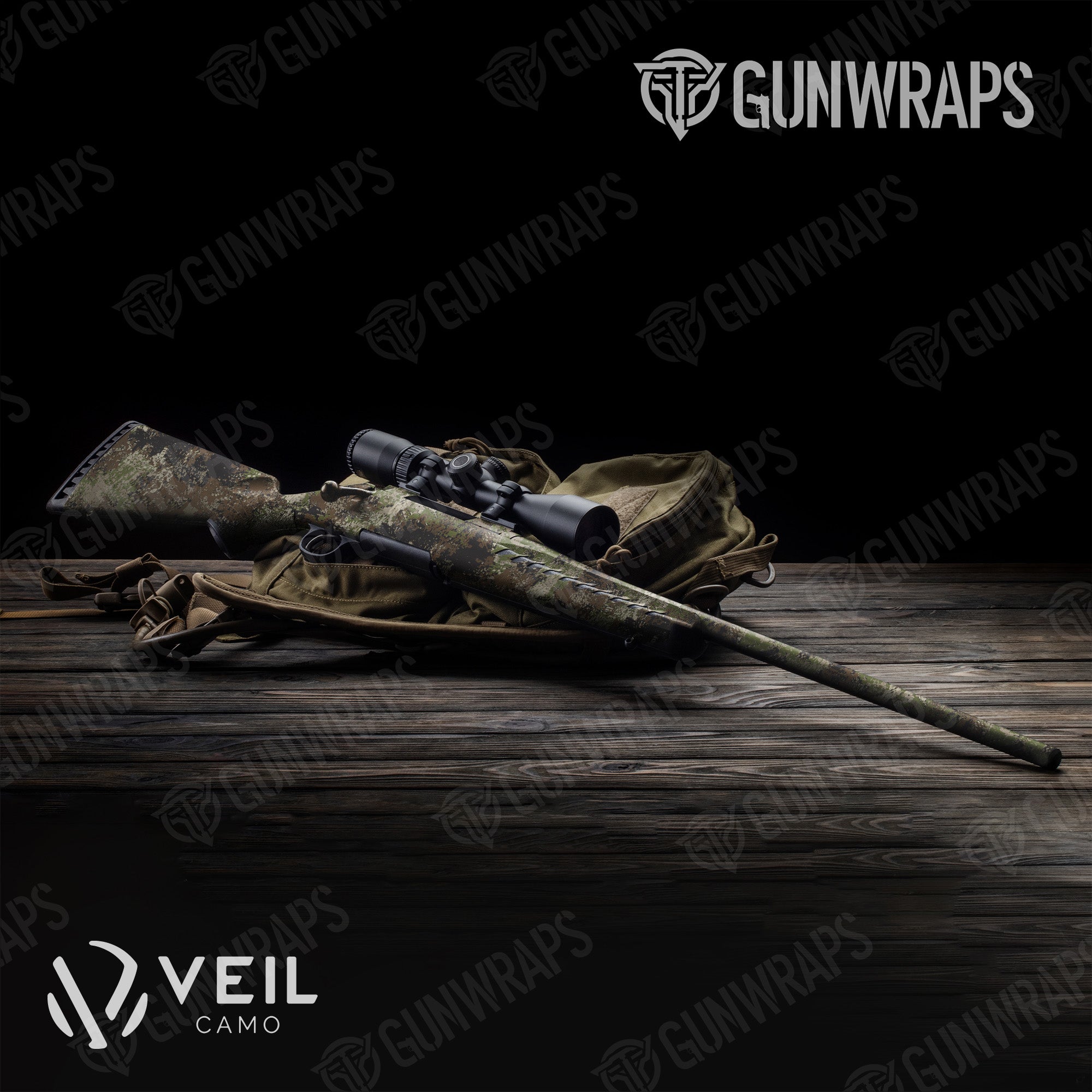 Rifle Veil Stryk Transition Flat Camo Gun Skin Vinyl Wrap