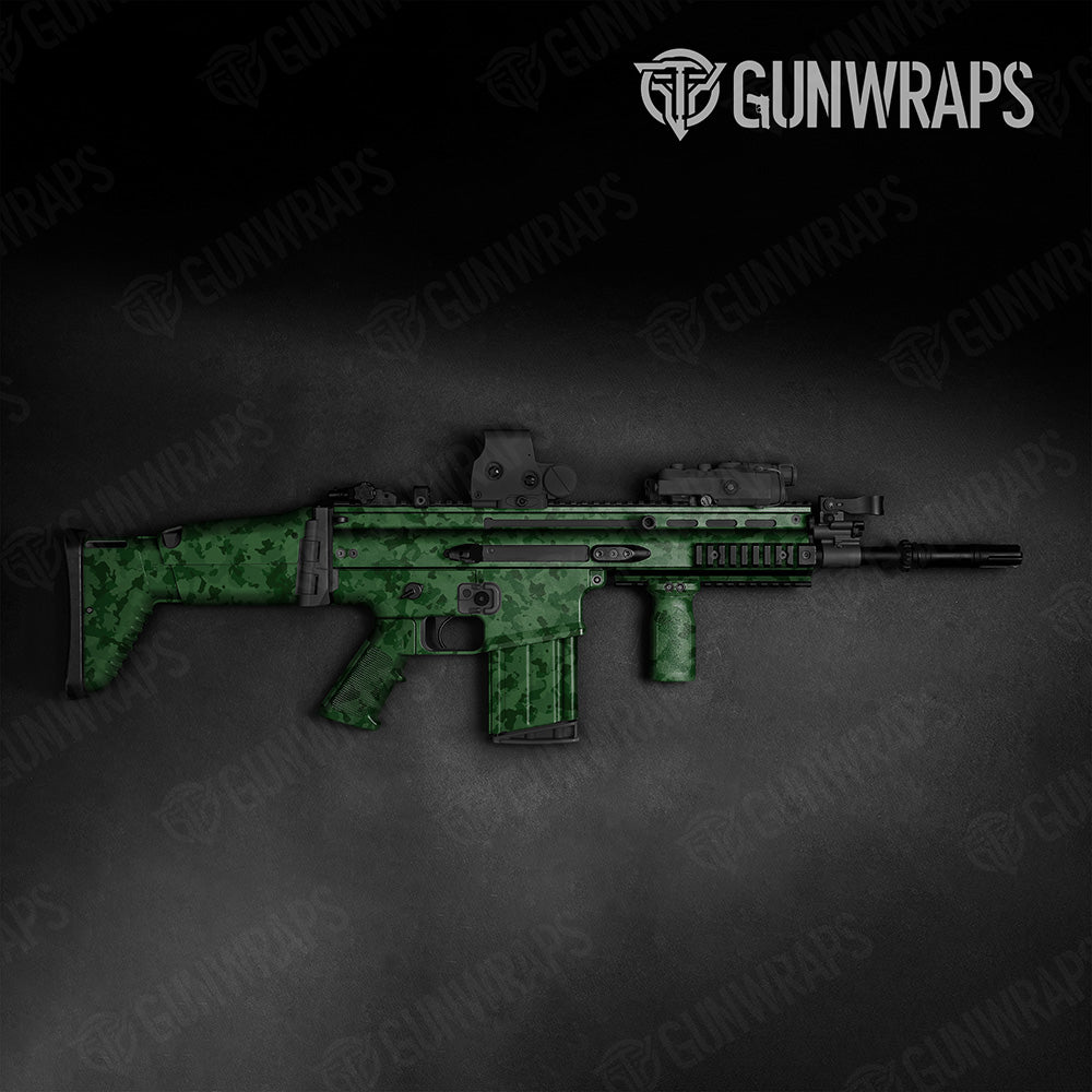 Cumulus Elite Green Camo Tactical Gun Skin Vinyl Wrap