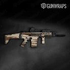 Shredded Desert Camo Tactical Gun Skin Vinyl Wrap