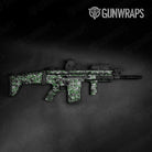 Digital Green Tiger Camo Tactical Gun Skin Vinyl Wrap