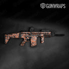 Digital Orange Tiger Camo Tactical Gun Skin Vinyl Wrap