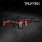 Galaxy Red Nebula Tactical Gun Skin Vinyl Wrap