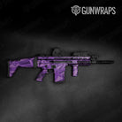 Sharp Elite Purple Camo Tactical Gun Skin Vinyl Wrap