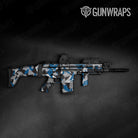 Shattered Blue Tiger Camo Tactical Gun Skin Vinyl Wrap