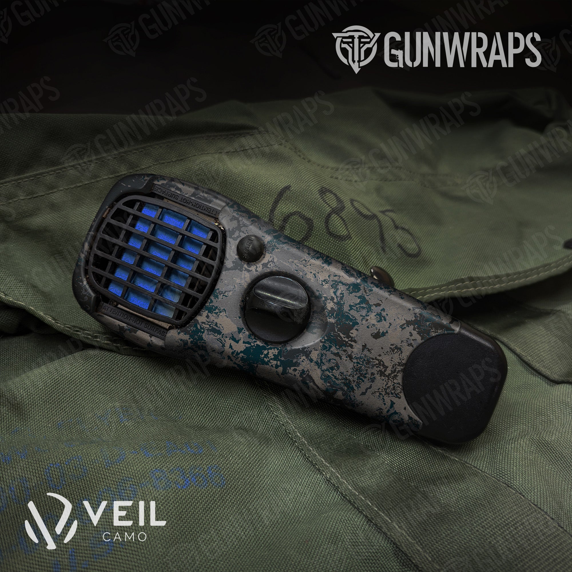 Thermacell Veil Ops Enforcer Camo Gun Skin Vinyl Wrap