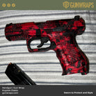 Pistol & Revolver Kryptek Diablo Camo Gun Skin Vinyl Wrap