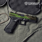 Shredded Jungle Camo Pistol Slide Gun Skin Vinyl Wrap