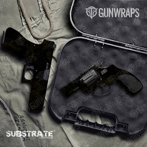 Brown Handgun Gun Skin Vinyl Wraps