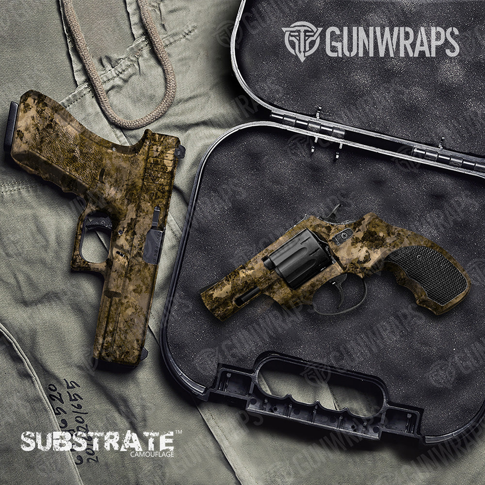 Pistol & Revolver Substrate Sniper Camo Gun Skin Vinyl Wrap Film