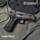 Pistol Slide Substrate Saigon Camo Gun Skin Vinyl Wrap Film