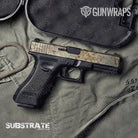 Pistol Slide Substrate Simpson-Desert Camo Gun Skin Vinyl Wrap Film