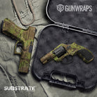 Pistol & Revolver Substrate Springfield Camo Gun Skin Vinyl Wrap Film