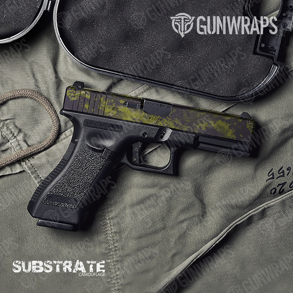 Pistol Slide Substrate Stockholm Camo Gun Skin Vinyl Wrap Film