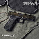 Pistol Slide Substrate Stuttgart Camo Gun Skin Vinyl Wrap Film