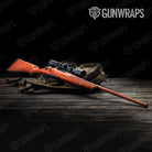 Shattered Elite Orange Camo Rifle Gun Skin Vinyl Wrap