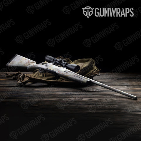 Gold Rifle Gun Skin Vinyl Wraps