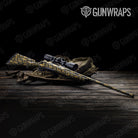 Classic Militant Yellow Camo Rifle Gun Skin Vinyl Wrap