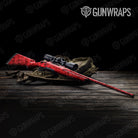 Cumulus Elite Red Camo Rifle Gun Skin Vinyl Wrap