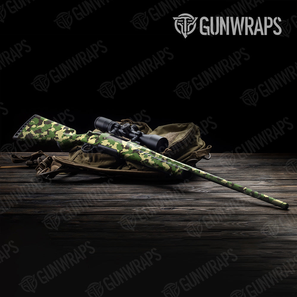 Cumulus Jungle Camo Rifle Gun Skin Vinyl Wrap
