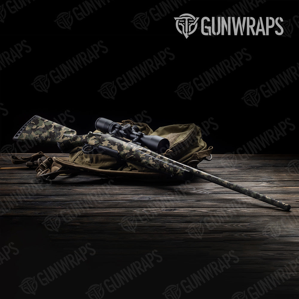 Cumulus Militant Charcoal Camo Rifle Gun Skin Vinyl Wrap