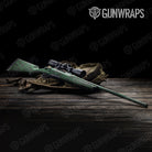 Damascus Green Rifle Gun Skin Vinyl Wrap