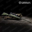 Digital Army Green Camo Rifle Gun Skin Vinyl Wrap