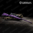 Digital Elite Purple Camo Rifle Gun Skin Vinyl Wrap