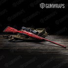 Erratic Elite Red Camo Rifle Gun Skin Vinyl Wrap