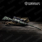 Erratic Green Tiger Camo Rifle Gun Skin Vinyl Wrap