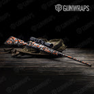 Erratic Orange Tiger Camo Rifle Gun Skin Vinyl Wrap