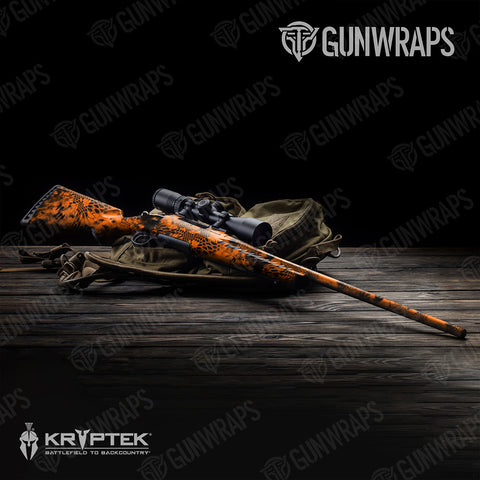 Orange Rifle Gun Skin Vinyl Wraps