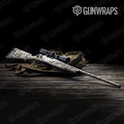 Nature Lifeless Snow Woods Buck Skull Camo Rifle Gun Skin Vinyl Wrap