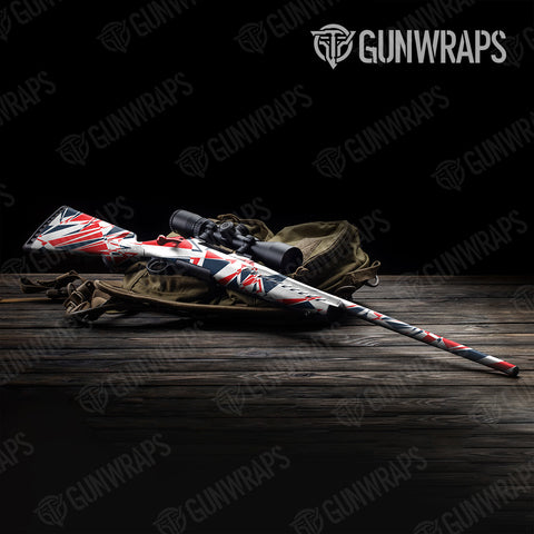 Sharp Camo Rifle Gun Skin Vinyl Wraps