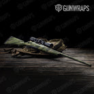 Sharp Army Green Camo Rifle Gun Skin Vinyl Wrap