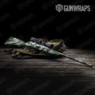 Sharp Green Tiger Camo Rifle Gun Skin Vinyl Wrap