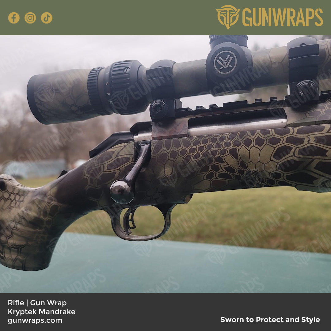 Rifle Kryptek Mandrake Camo Gun Skin Vinyl Wrap