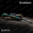 Rifle Kryptek Turquoise Camo Gun Skin Vinyl Wrap
